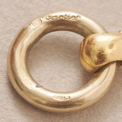 An 18k Gold Bi-Color Cartier Chain and Bracelet