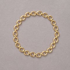 An 18k Gold Baignoire Cartier Necklace