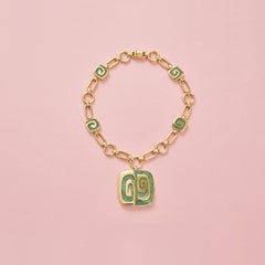 Gold and Jade Tematica Bulgari Necklace