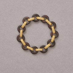 Van Cleef & Arpels Wood and Gold Bracelet