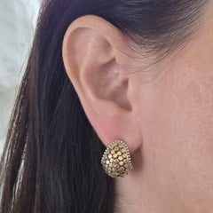 Pendientes «Dot» de John Hardy en plata de ley y oro amarillo de 18 quilates