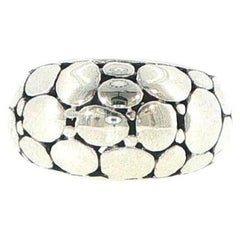 John Hardy Kali Dot Sterling Silver Statement Ring, Size 7, Pre-Owned