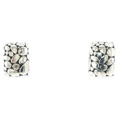 John Hardy Kali Dot Sterling Silver Drop Earrings, Textured Design
