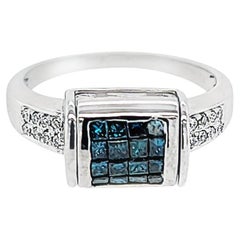 Reversible Flip Top Diamond Ring