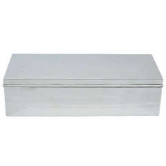 Tiffany Desk Box - American Sterling Silver - C 1913