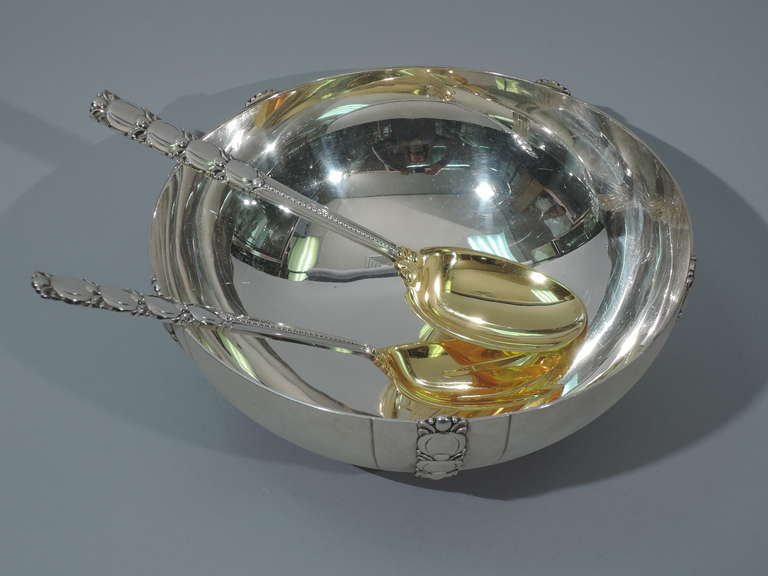 Tiffany Tomato Bowl & Serving Pieces - American Sterling Silver - C 1943