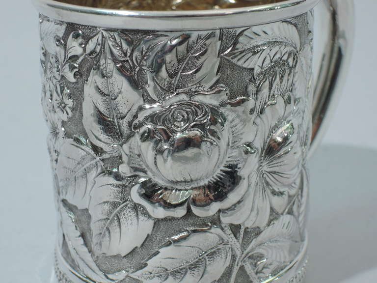 Gorham Christening Mug - Beautiful Baby Cup - American Sterling Silver - 1888 3