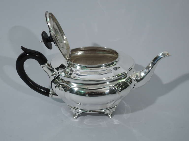 Edwardian Tea & Coffee Set - English Sterling Silver - 1905/6 3