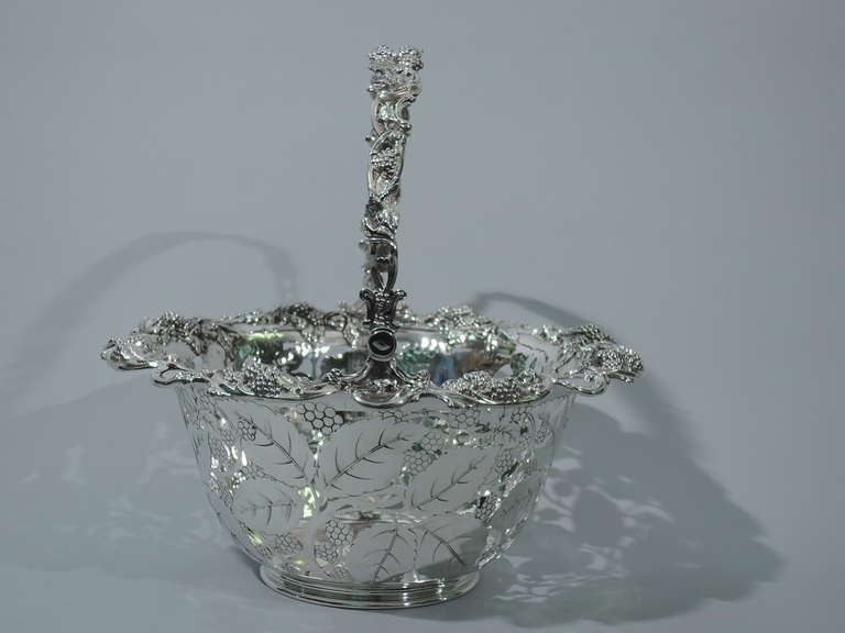 Women's or Men's Tiffany Blackberry Basket - American Sterling Silver - C 1905