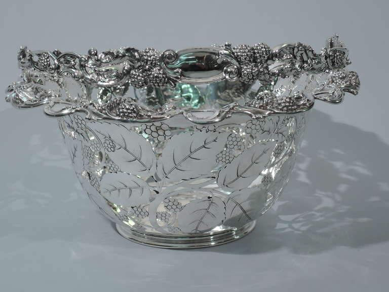 Tiffany Blackberry Basket - American Sterling Silver - C 1905 1