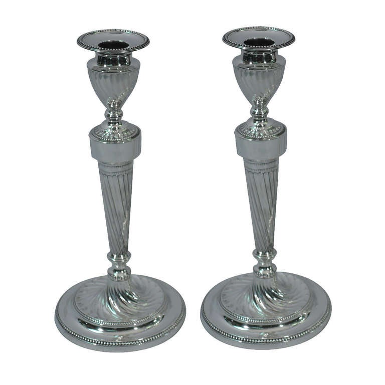 Neoclassical Candlesticks - Made in England for Caldwell Philadelphia - 1926