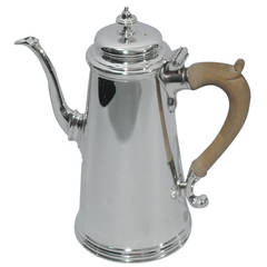 Ensko Kaffeekanne - Amerikanisches Sterlingsilber - Kaffeekanne - C 1940