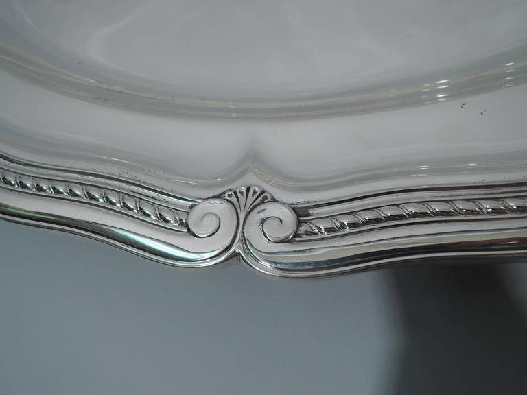 Women's or Men's Tiffany Platter - Round Serving Tray - American Sterling Silver - C 1924