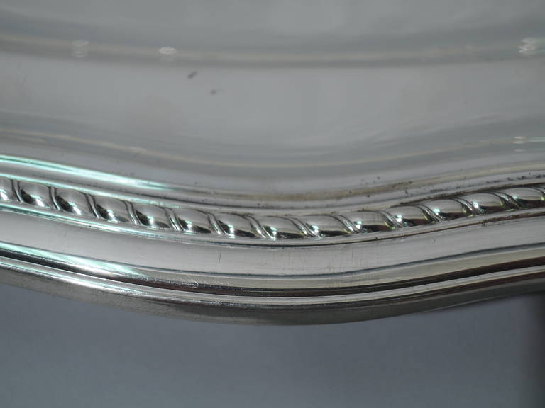 Tiffany Platter - Round Serving Tray - American Sterling Silver - C 1924 1
