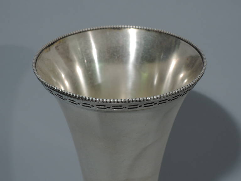 Women's or Men's Neoclassical Vase by Theodore B Starr - American Sterling Silver - C 1920