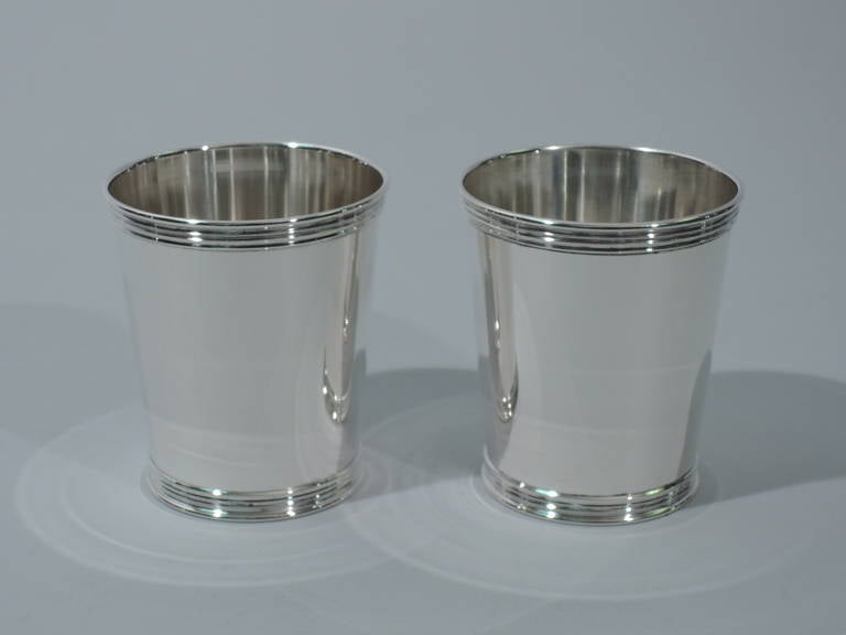 Trees American Sterling Silver Kentucky Derby Mint Julep Cups