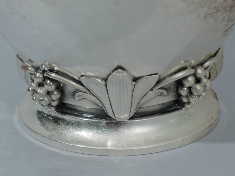 vintage silver water pitcher