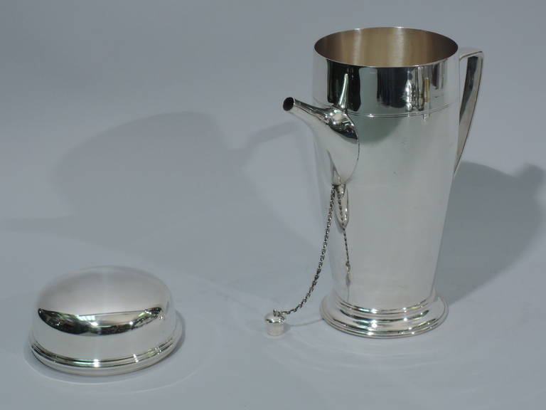 Tiffany Cocktail Shaker - Modern Martini - American Sterling Silver - C 1919 1