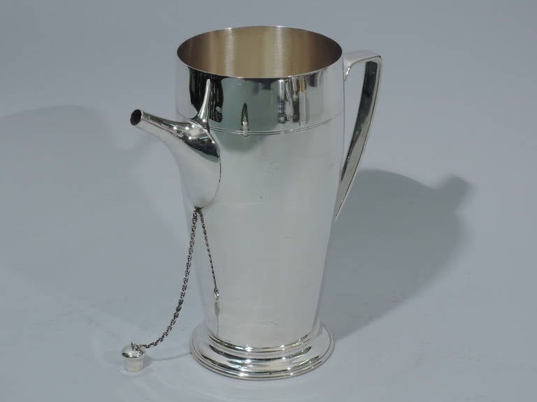 Tiffany Cocktail Shaker - Modern Martini - American Sterling Silver - C 1919 2