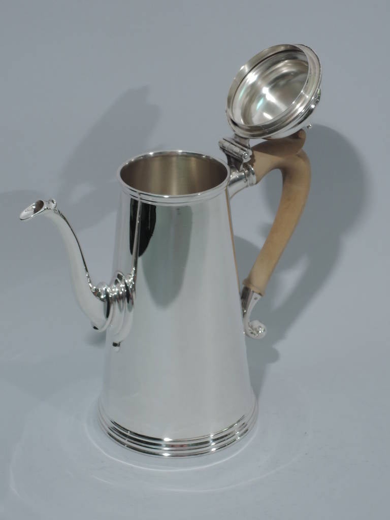 Ensko Coffeepot American Sterling Silver Coffee Pot C 1940 at