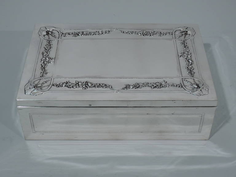French Belle Epoque Silver Box