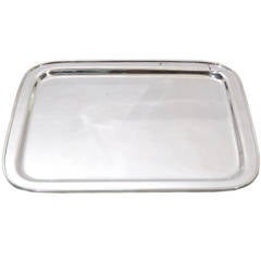 Retro Tiffany & Co. American Sterling Silver Classic Serving Platter Tray