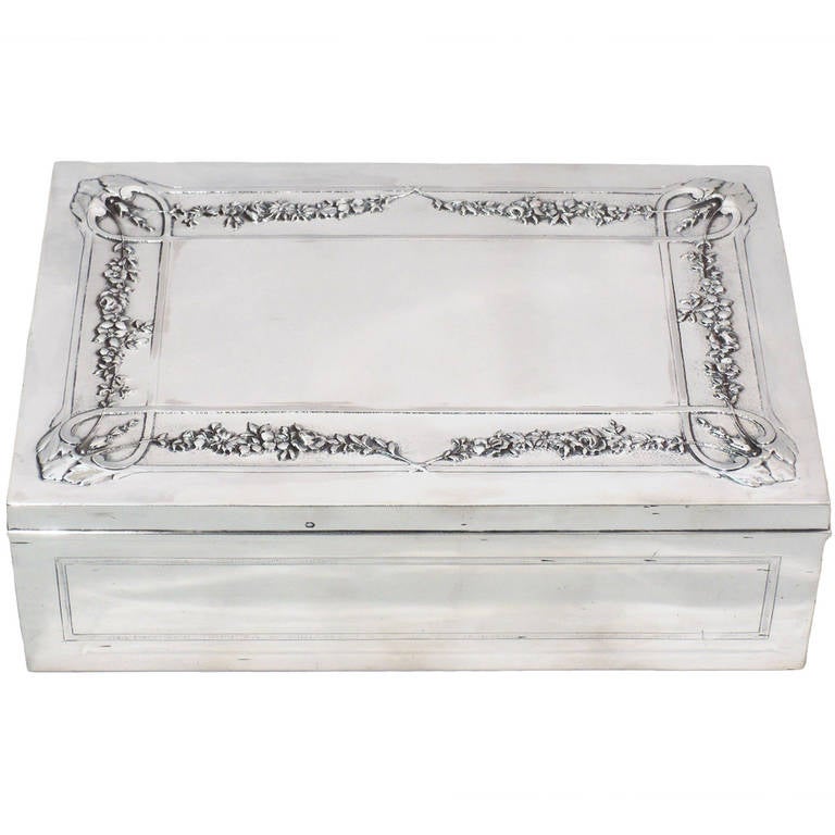 French Belle Epoque Silver Box