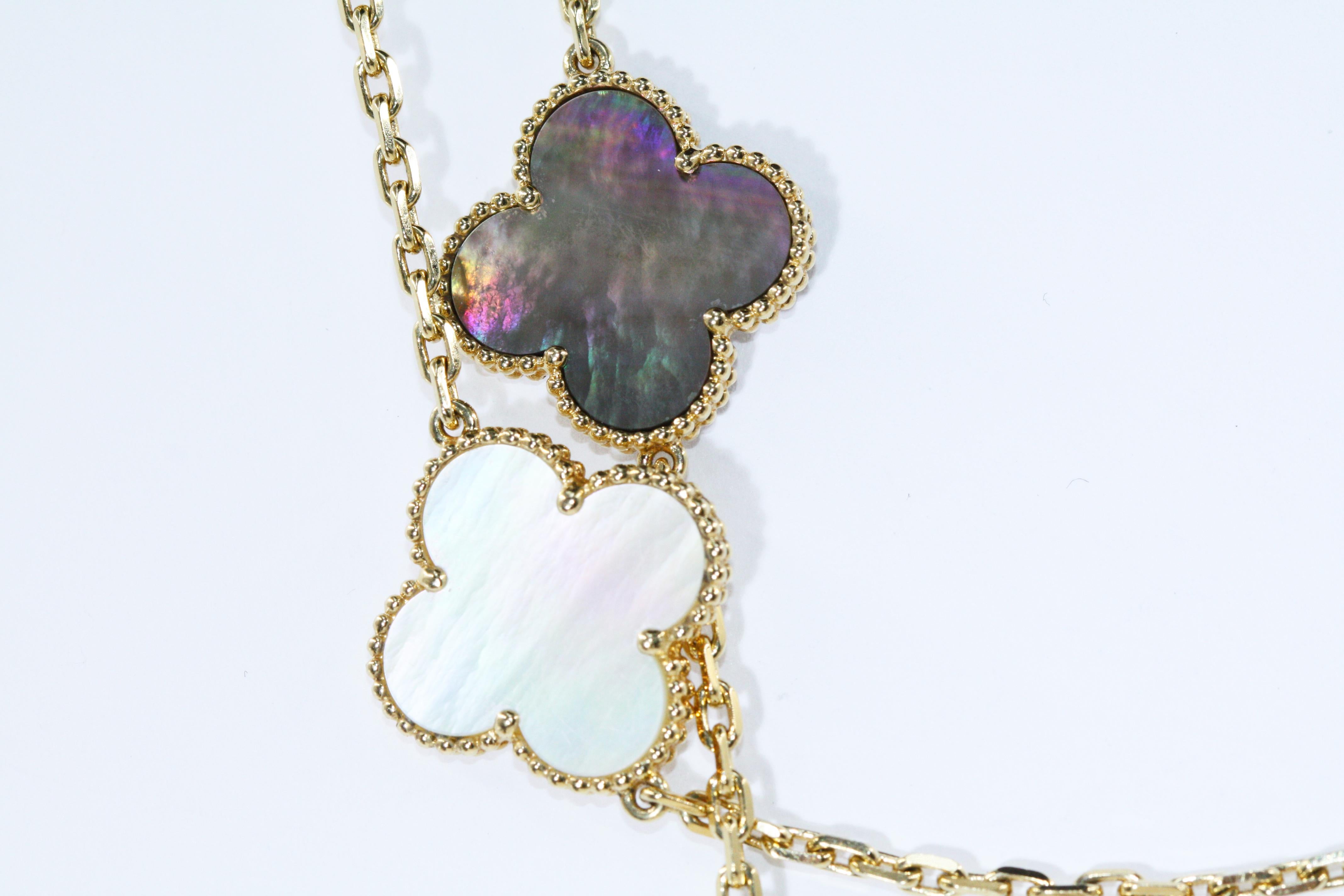 van cleef lucky alhambra necklace
