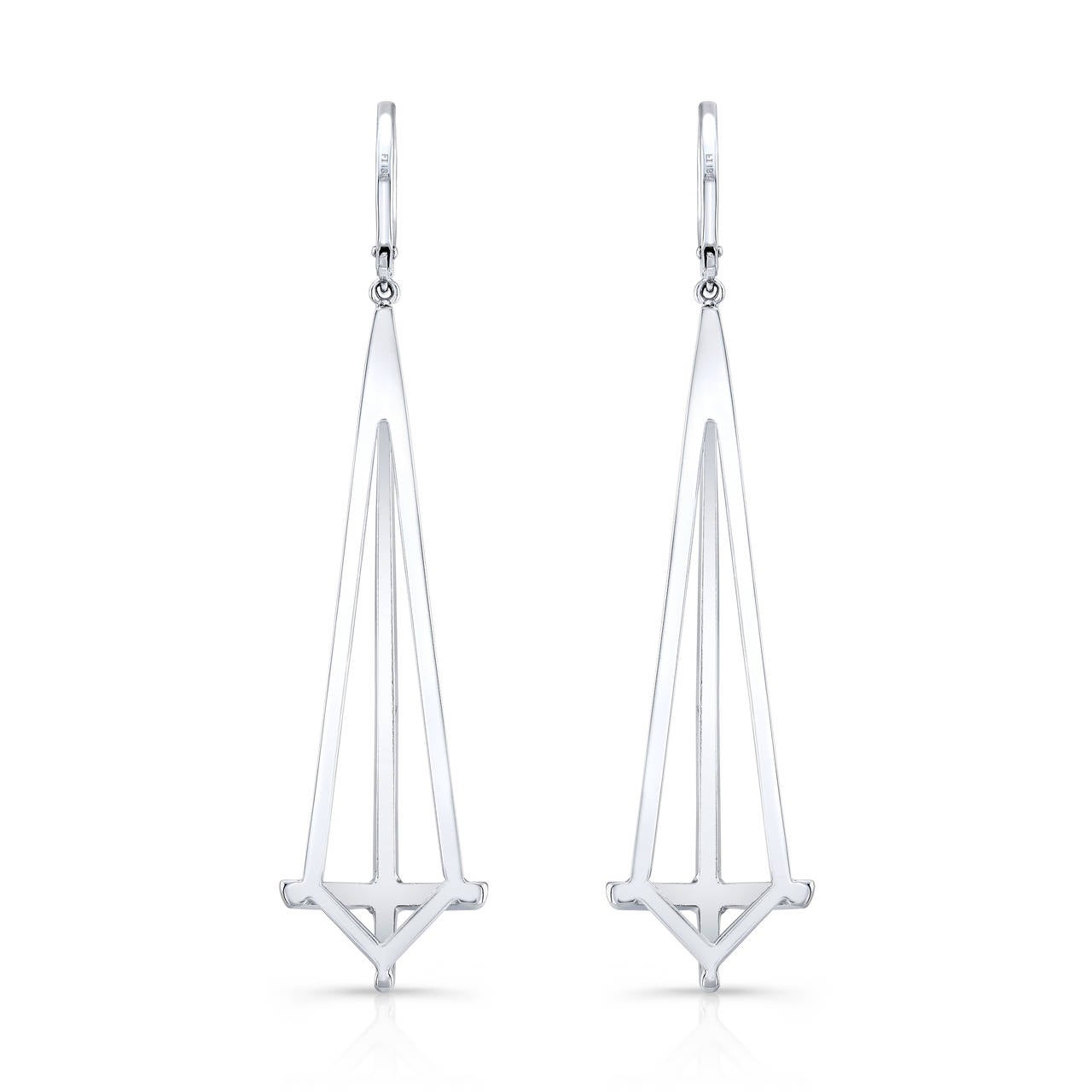 Diamond Dagger Earrings In New Condition For Sale In Los Angeles, CA