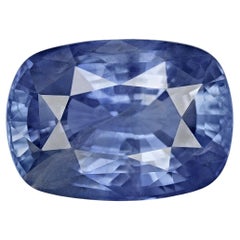 Certified Sri Lanka Blue Sapphire 13.12 Cts Natural Untreated Cushion