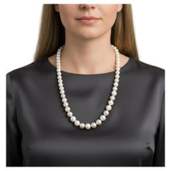 Collar de Perlas 14K Oro Amarillo 25 Pulgadas