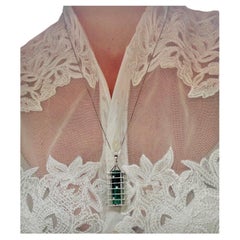 29.50 Collar Colgante Turmalina Indicolita Platino 29.50 Collar Colgante Turmalina Indicolita Platino