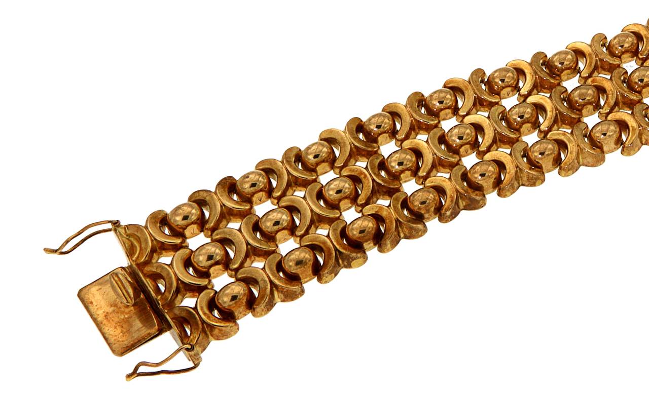 antique link bracelets