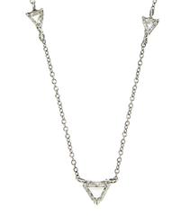 Collar de oro blanco con diamantes Hecho a mano en Italia por Botta Gioielli
