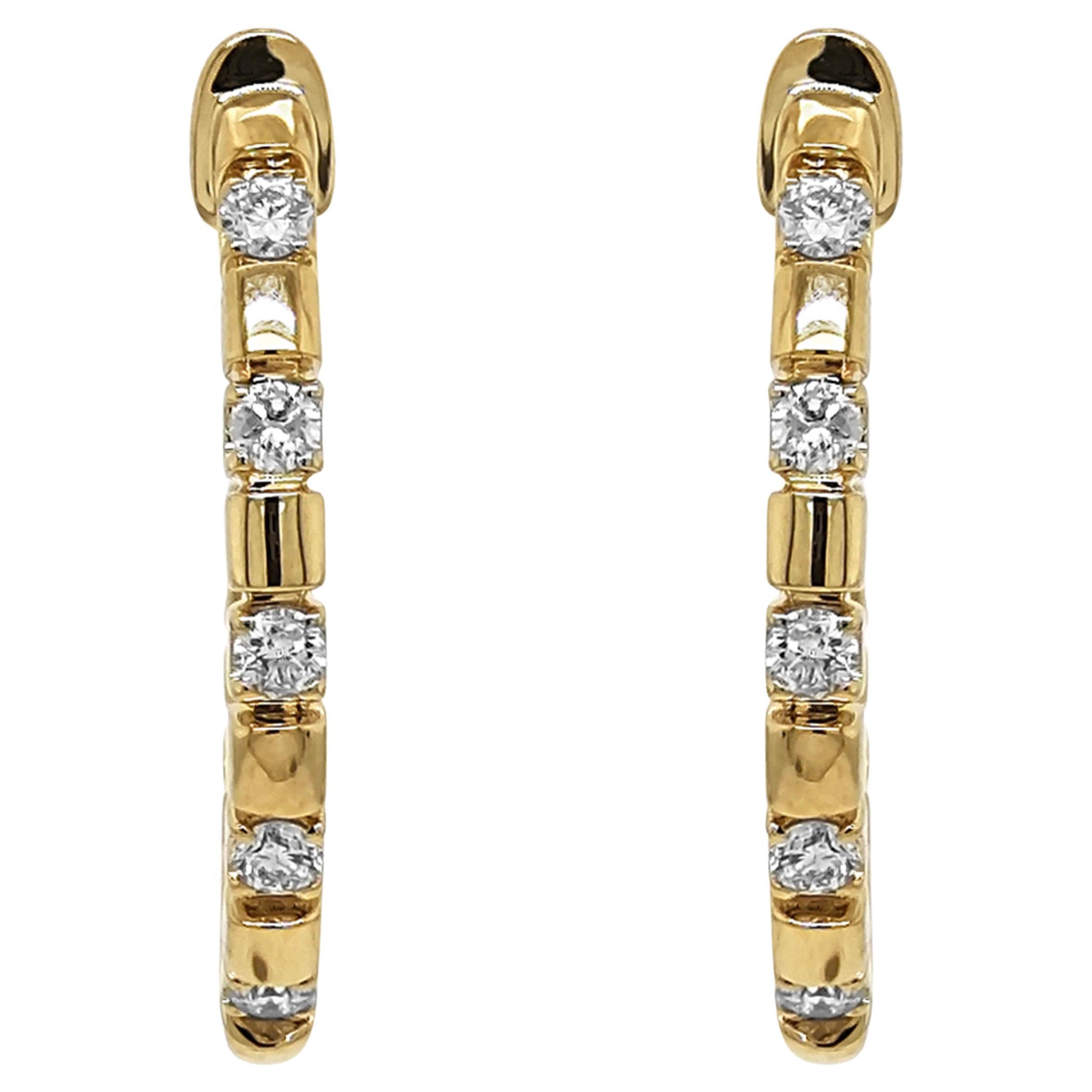12 diamants blancs : 0,37 carat
Métal : or jaune 18 carats, 6,60 grammes