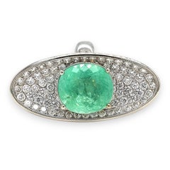 Bague en or blanc sertie d'une tourmaline Paraíba de 2,57 carats certifiée par le GIA