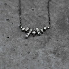 Cosmic Diamond Cluster Necklace