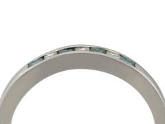 Diamond White Gold Half Eternity Ring