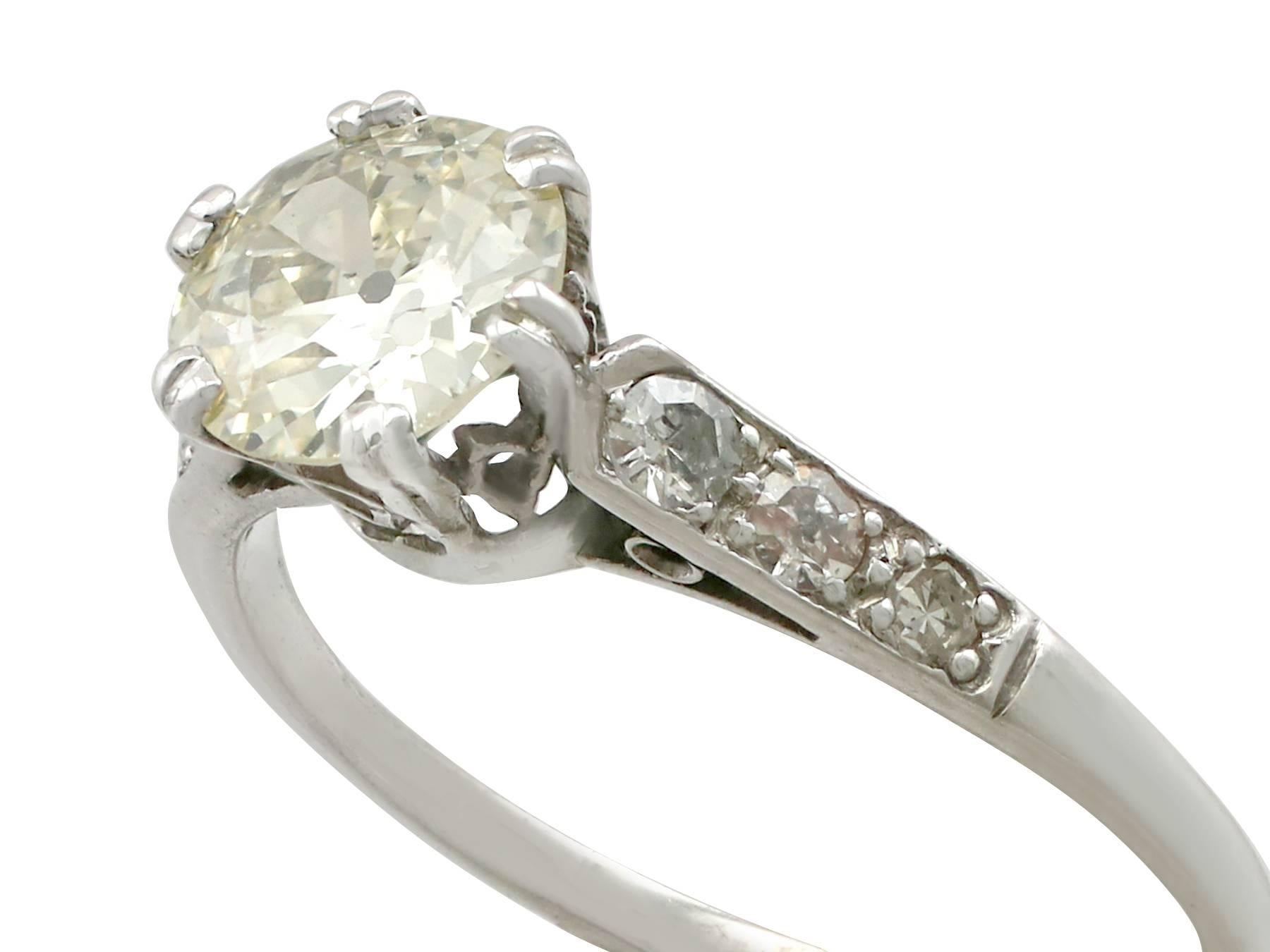 1.14 carat diamond ring