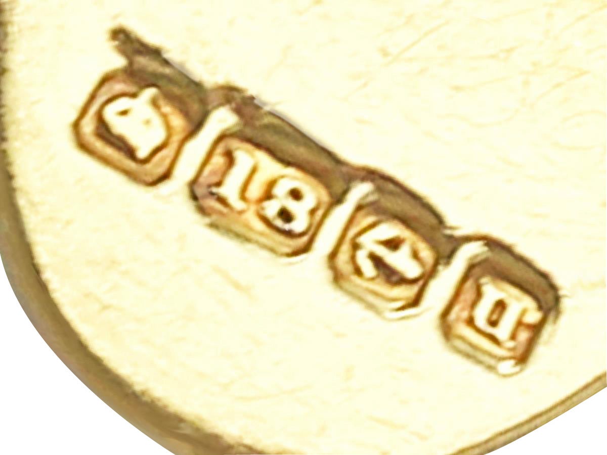 Cufflinks in 18k Yellow Gold - Antique 1919 3