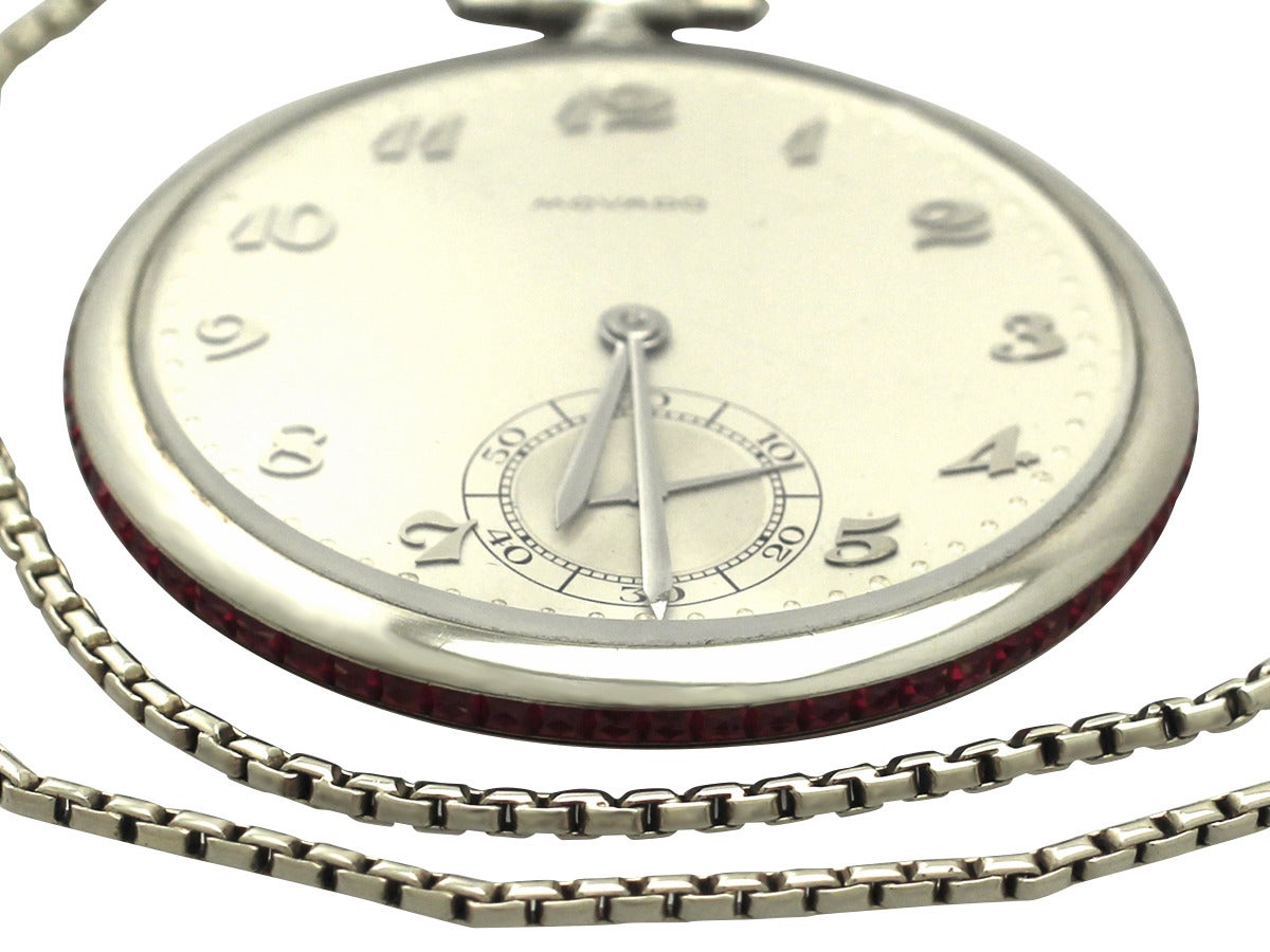 vintage movado pocket watch