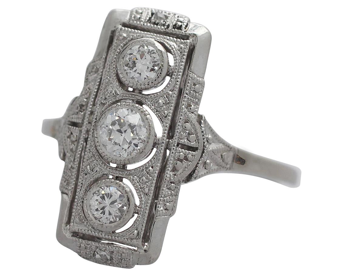 art deco style ring