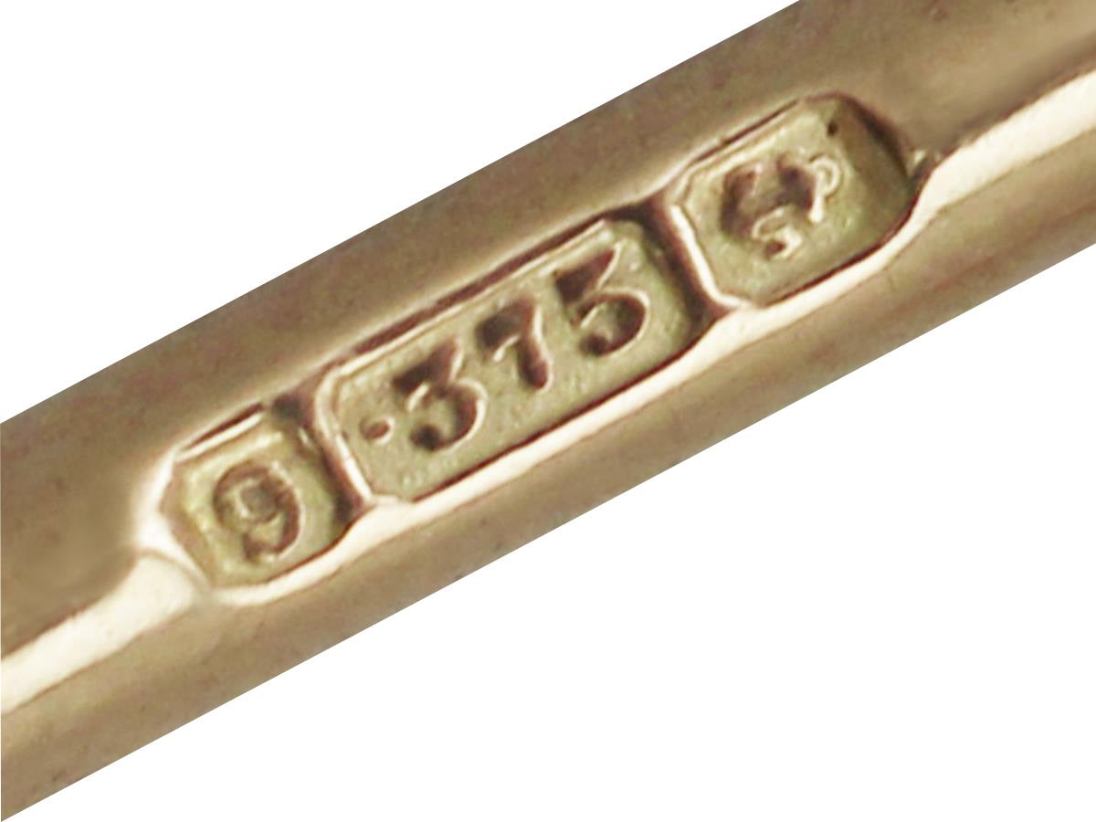 9k Rose Gold Albert Watch Chain - Antique Circa 1900 2