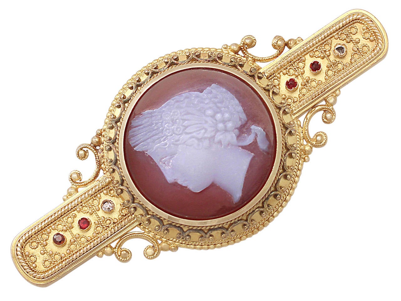 vintage cameo brooch for sale