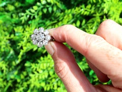 3.05 Carat Diamond and Palladium Cocktail Engagement Ring