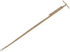 9k Yellow Gold Albert Watch Chain - Antique 1907