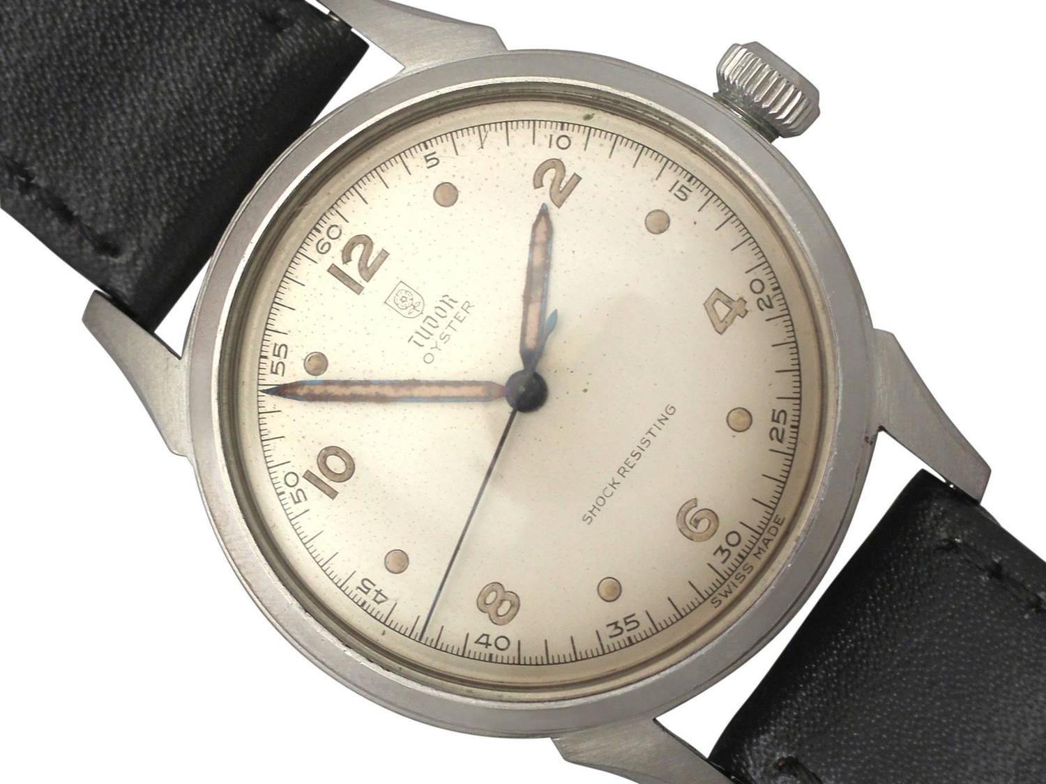 Vintage Tudor Watches >> Tudor Oyster Stainless Steel Gent S Wrist Watch Vintage Circa 1950 Vintage Tudor Watches >> Tudor Oyster Stainless Steel Gent S Wrist Watch Vintage Circa 1950