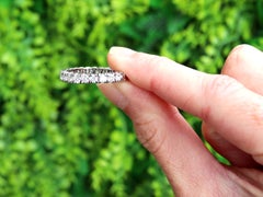 Vintage 3 Carat Diamond Eternity Ring in White Gold