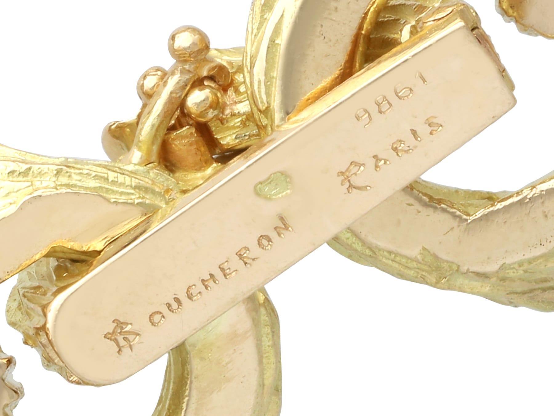 Boucheron Bracelet en or jaune 18k - Vintage en vente 8
