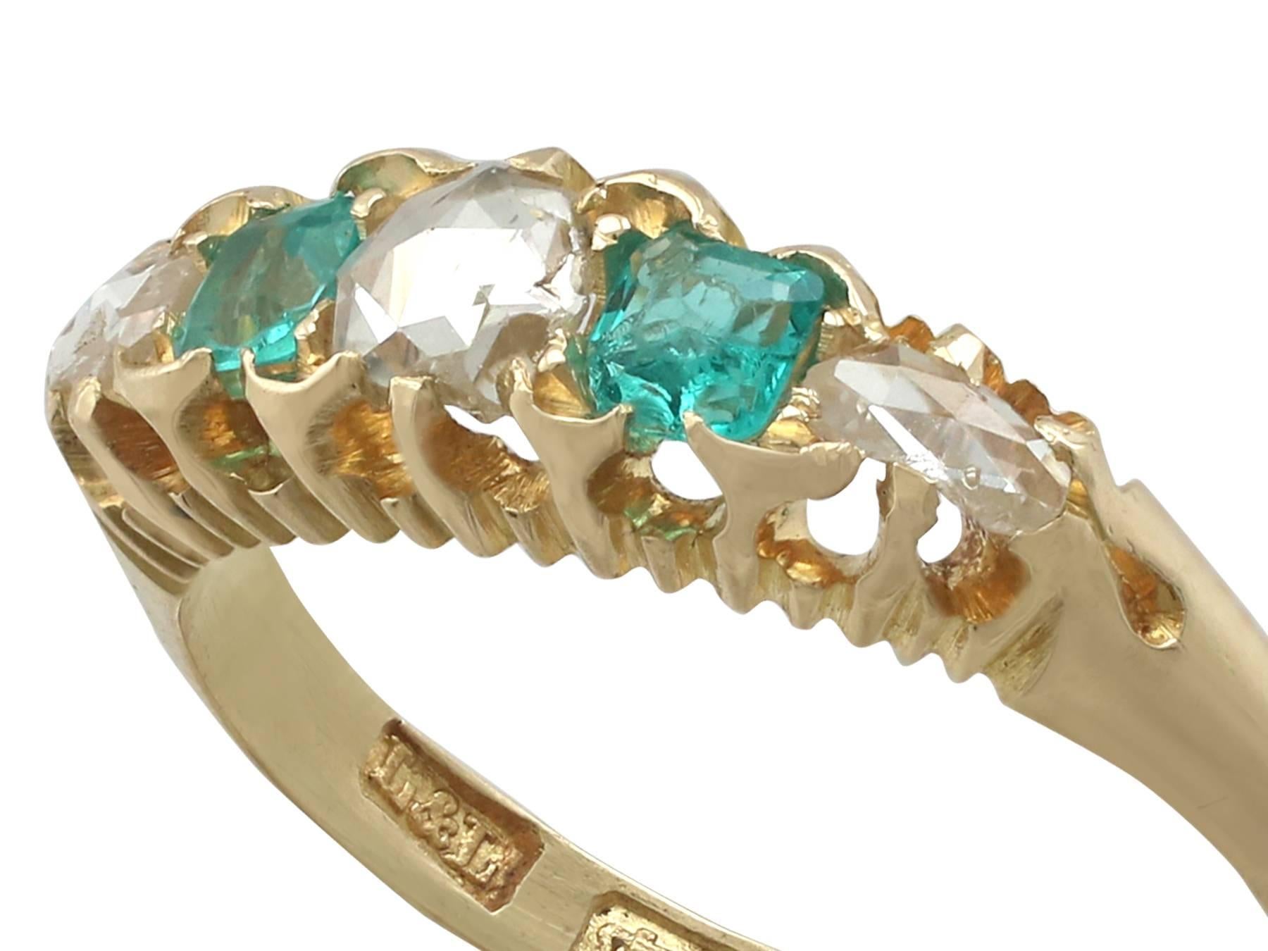 vintage victorian emerald ring